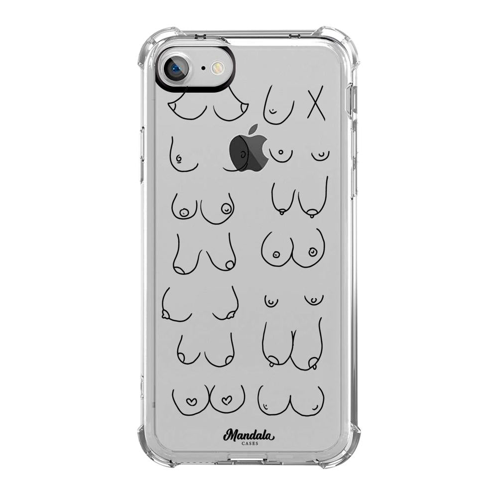Estuches para iphone 7 - Boobs Case  - Mandala Cases