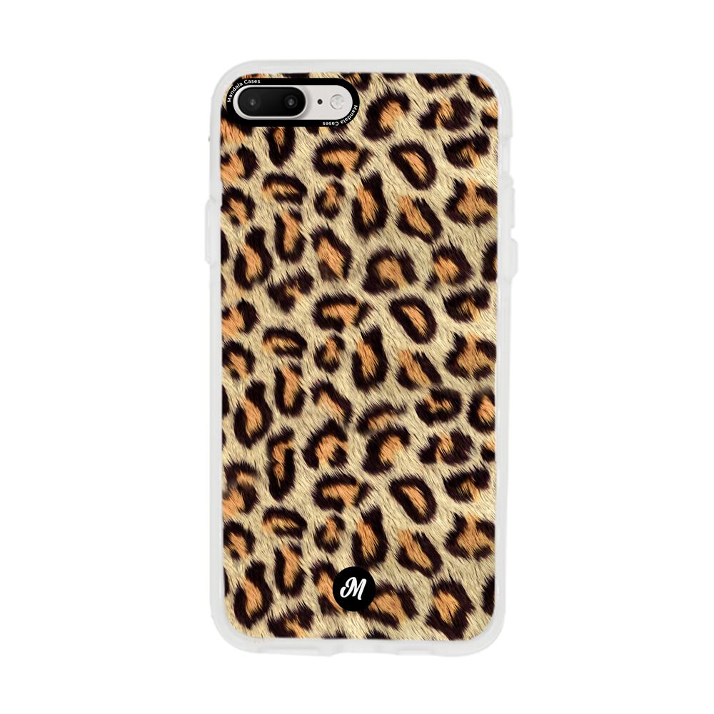 Funda Leopardo Peludo iPhone