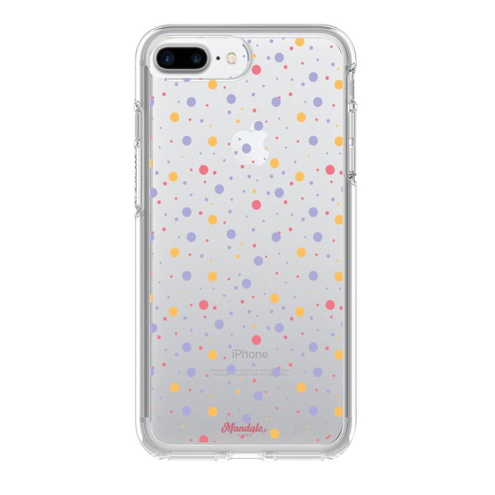 Case para iphone 7 plus puntos de coloridos-  - Mandala Cases