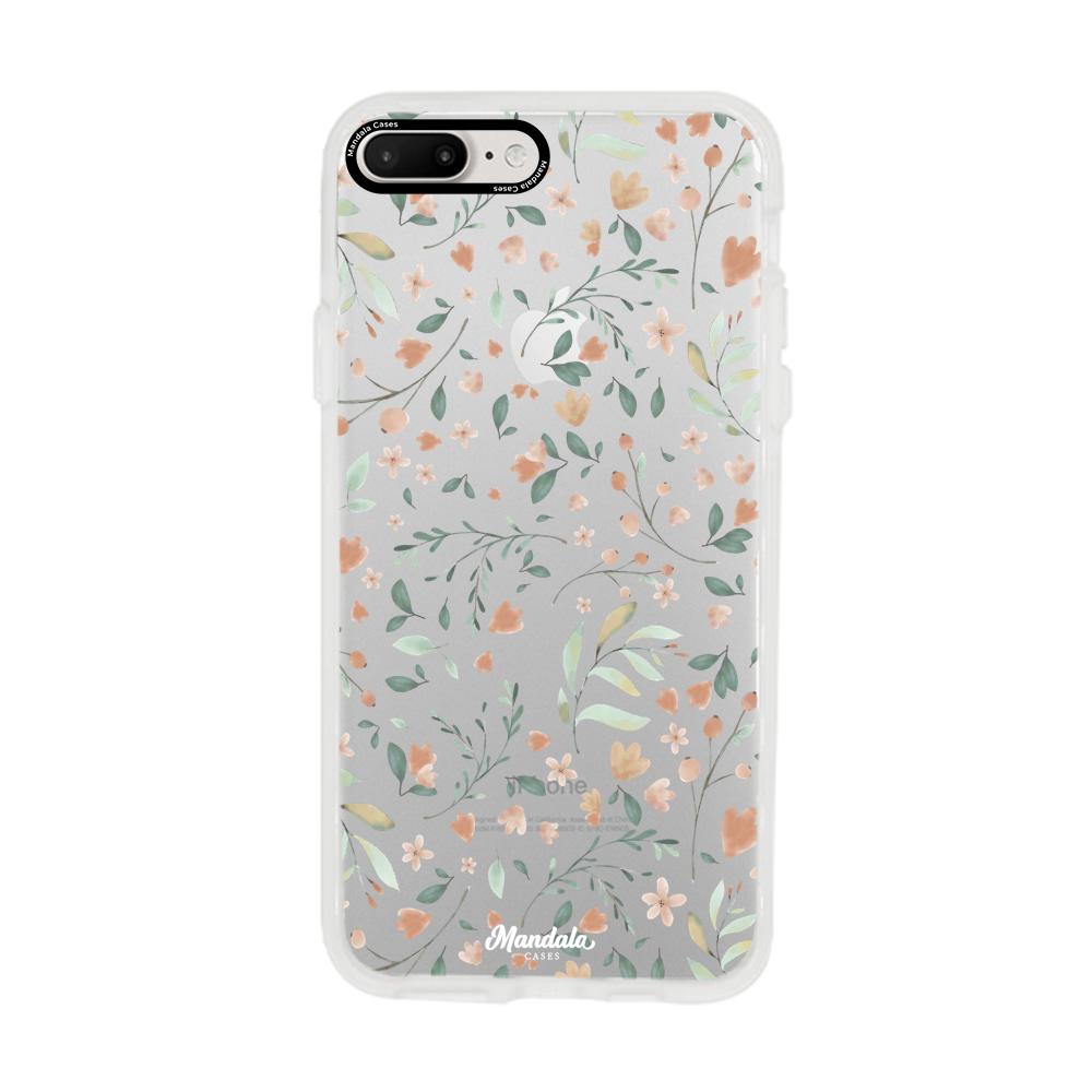 Cases para iphone 7 plus Funda  flores delicadas - Mandala Cases