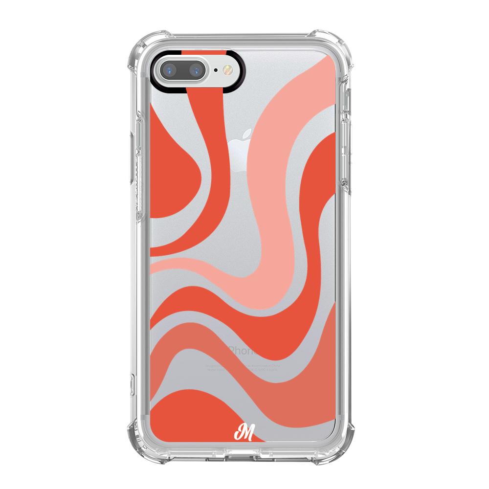 Case para iphone 7 plus Groovy rojo - Mandala Cases