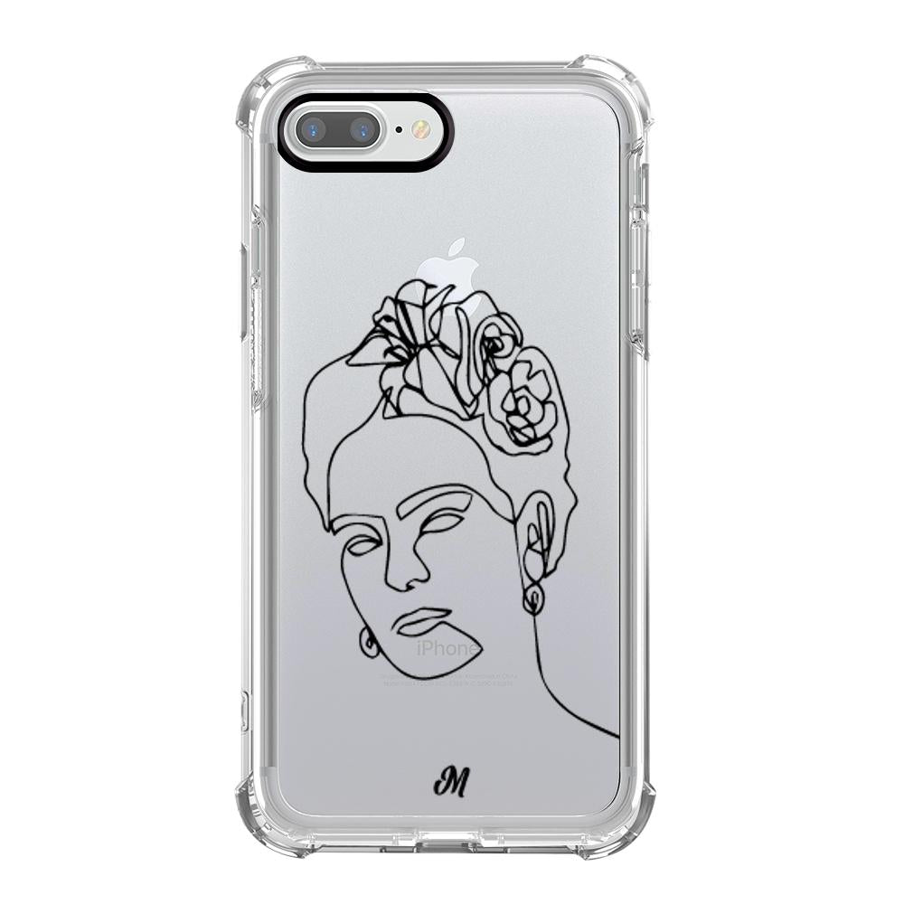 Estuches para iphone 7 plus - Frida Line Art Case  - Mandala Cases