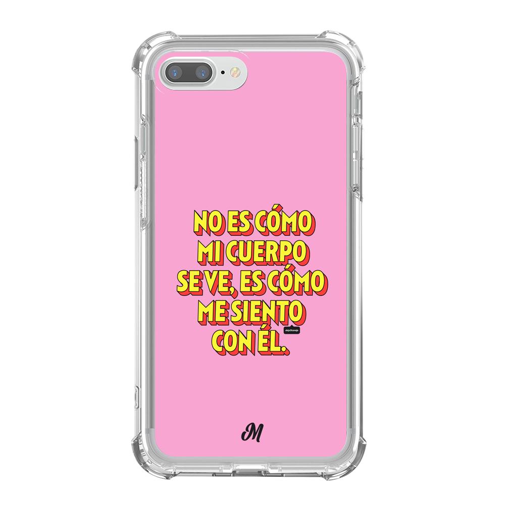 Estuches para iphone 7 plus - Vive tu cuerpo Pink Case  - Mandala Cases