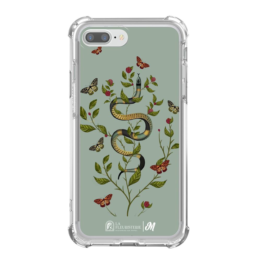 Case para iphone 7 plus Snake Flowers Menta - Mandala Cases