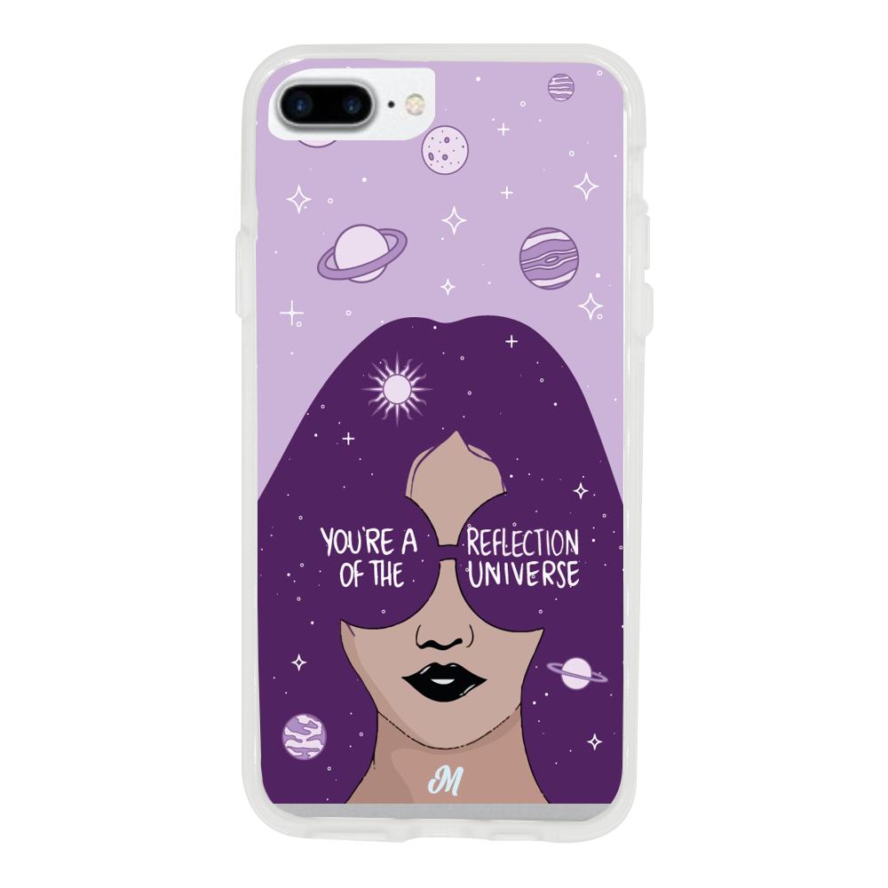 Case para iphone 7 plus Reflection Girl - Mandala Cases