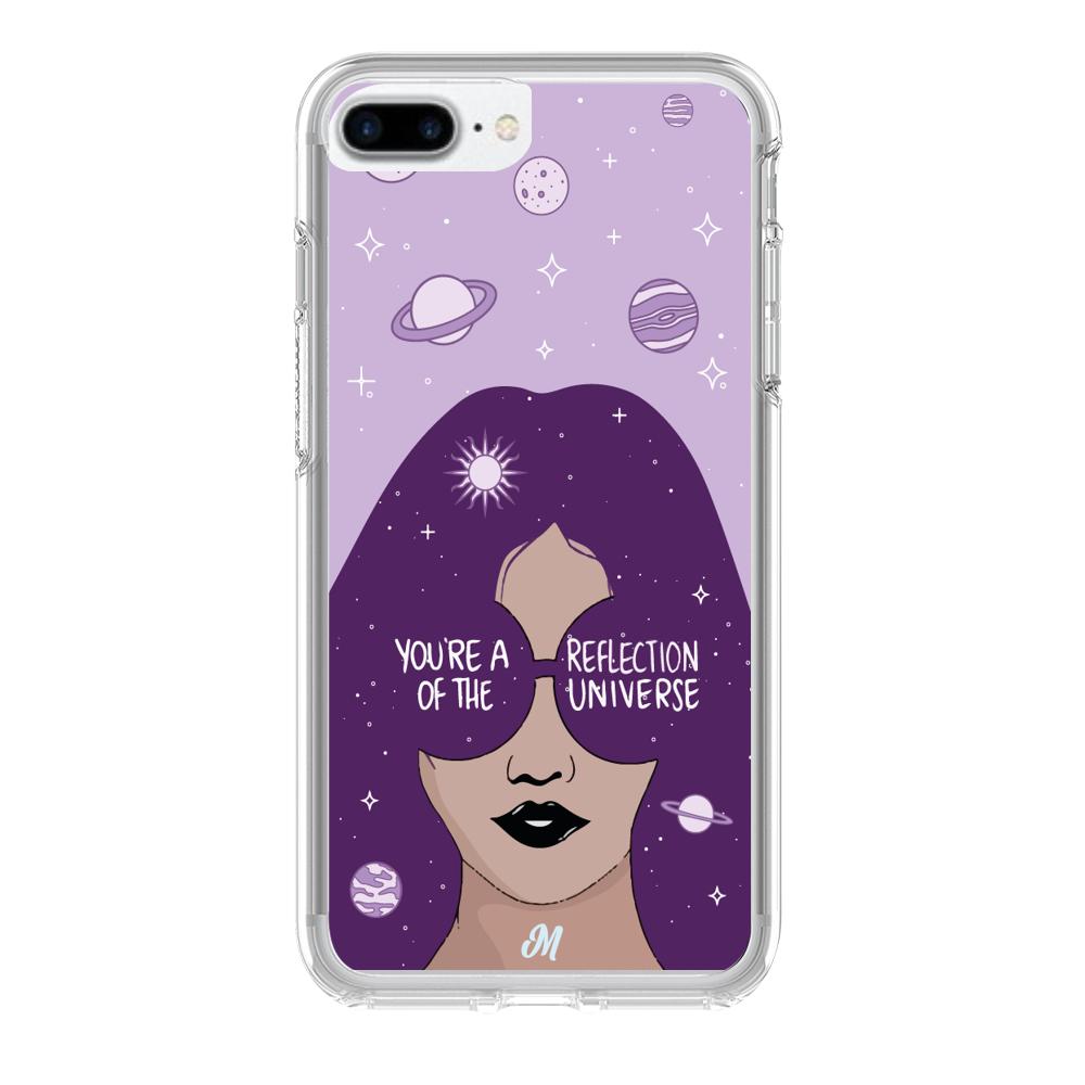 Case para iphone 7 plus Reflection Girl - Mandala Cases