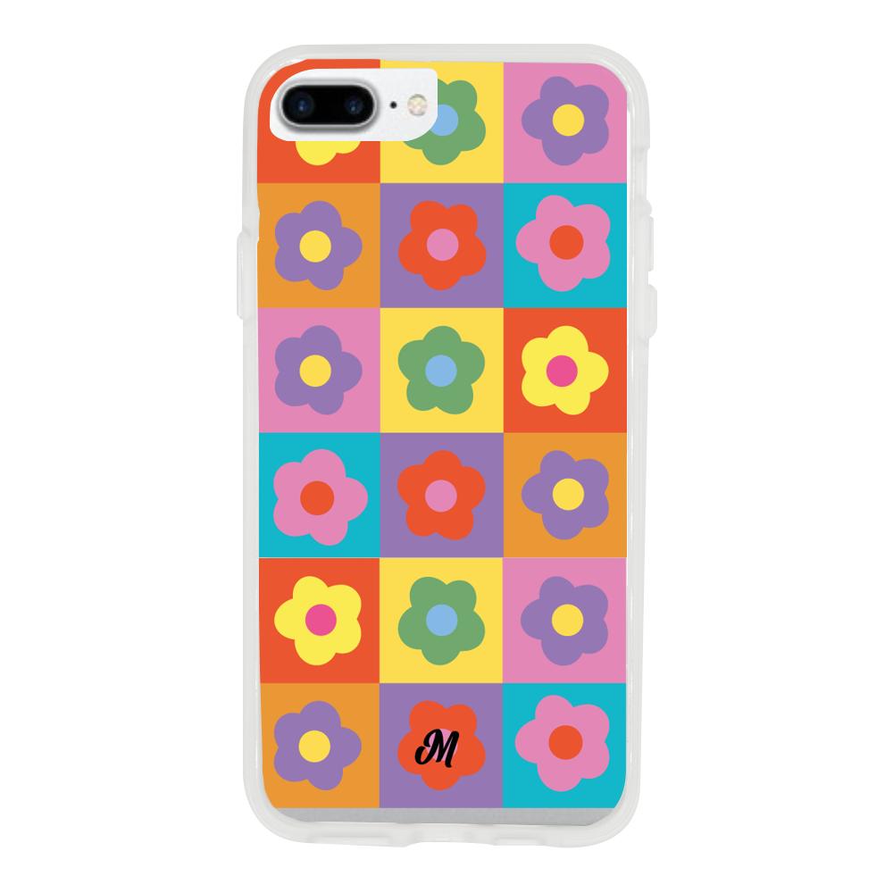 Case para iphone 7 plus Colors and Flowers - Mandala Cases