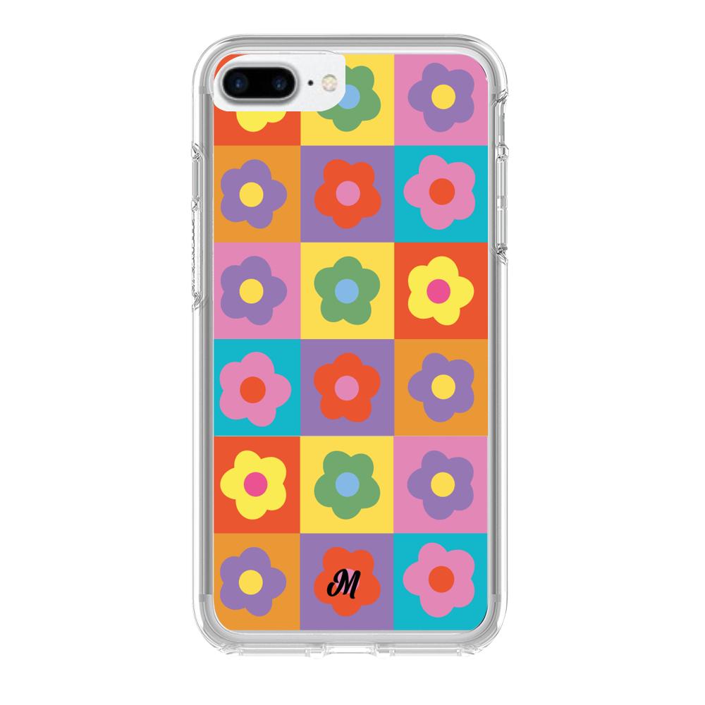 Case para iphone 7 plus Colors and Flowers - Mandala Cases