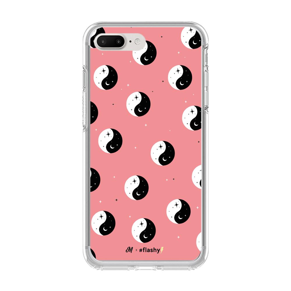 Case para iphone 7 plus PINK YING YANG  - Mandala Cases