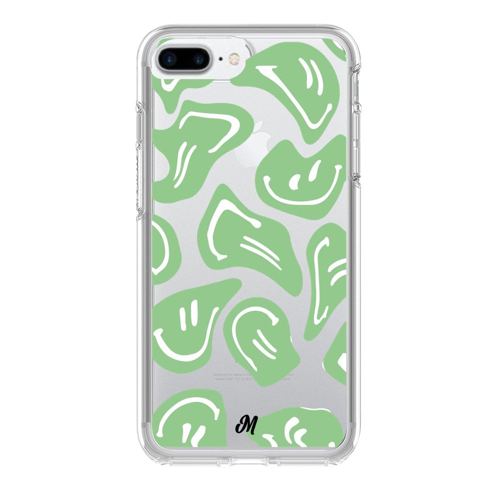 Case para iphone 7 plus Happy Face Verde-  - Mandala Cases