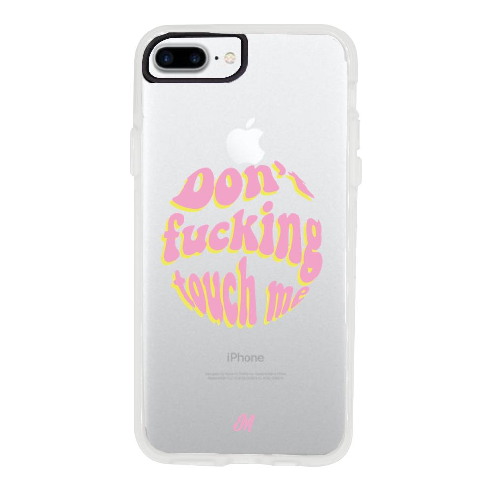 Case para iphone 7 plus Don't fucking touch me rosa - Mandala Cases