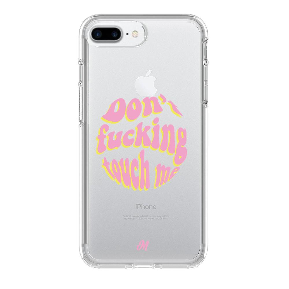 Case para iphone 7 plus Don't fucking touch me rosa - Mandala Cases