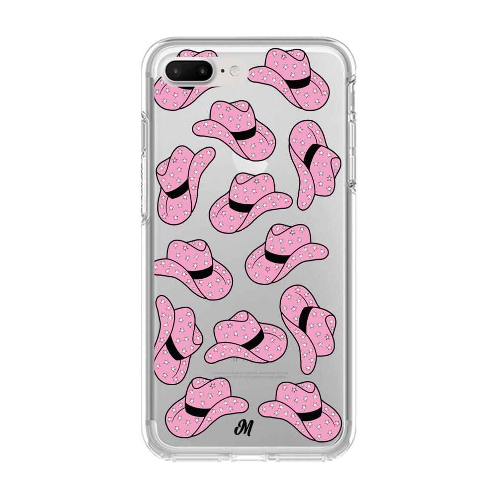 Case para iphone 7 plus sombrero vaquera rosado - Mandala Cases