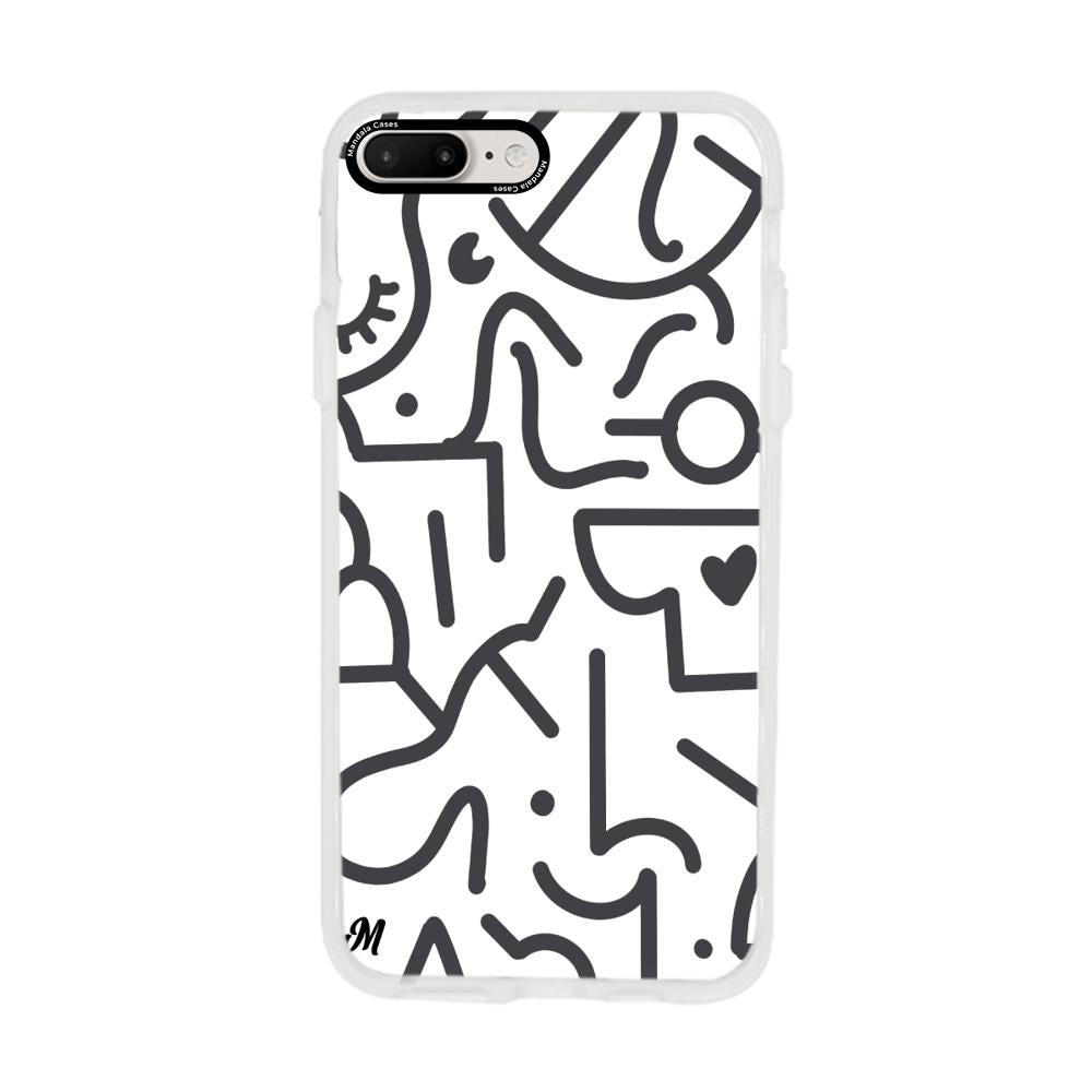 Case para iphone 7 plus Arte abstracto - Mandala Cases