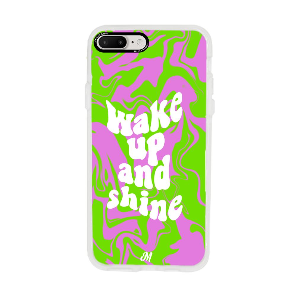 Case para iphone 7 plus wake up and shine - Mandala Cases
