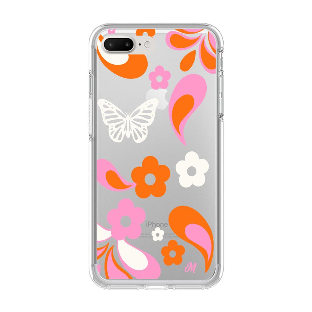 Case para iphone 7 plus Flores rojas aesthetic - Mandala Cases