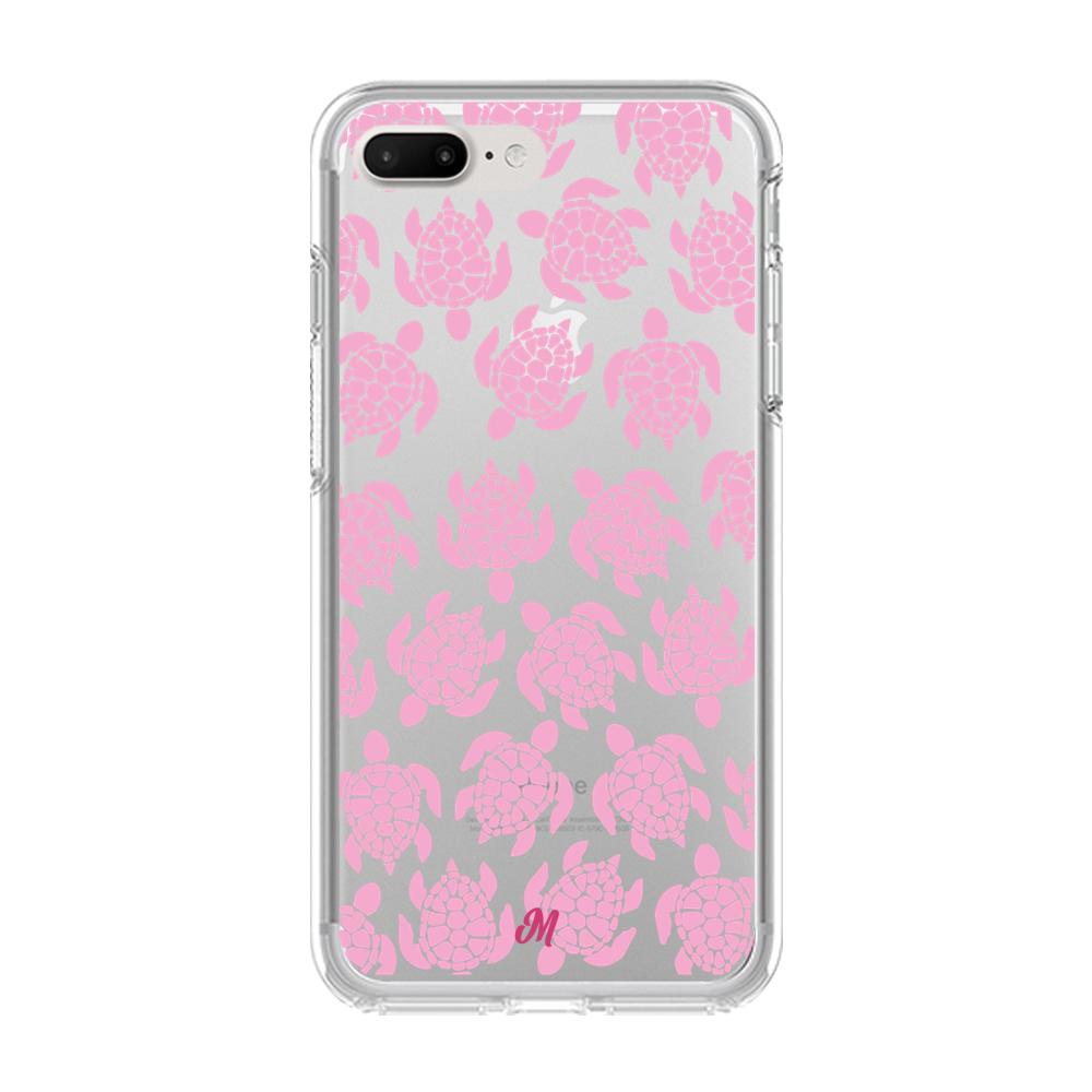 Case para iphone 7 plus Tortugas rosa - Mandala Cases