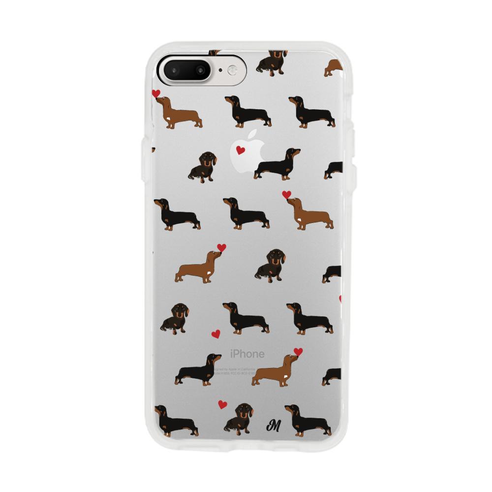 Case para iphone 7 plus Perritos salchicha - Mandala Cases