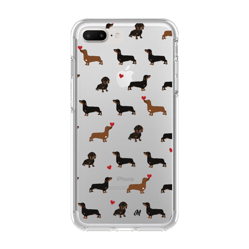 Case para iphone 7 plus Perritos salchicha - Mandala Cases