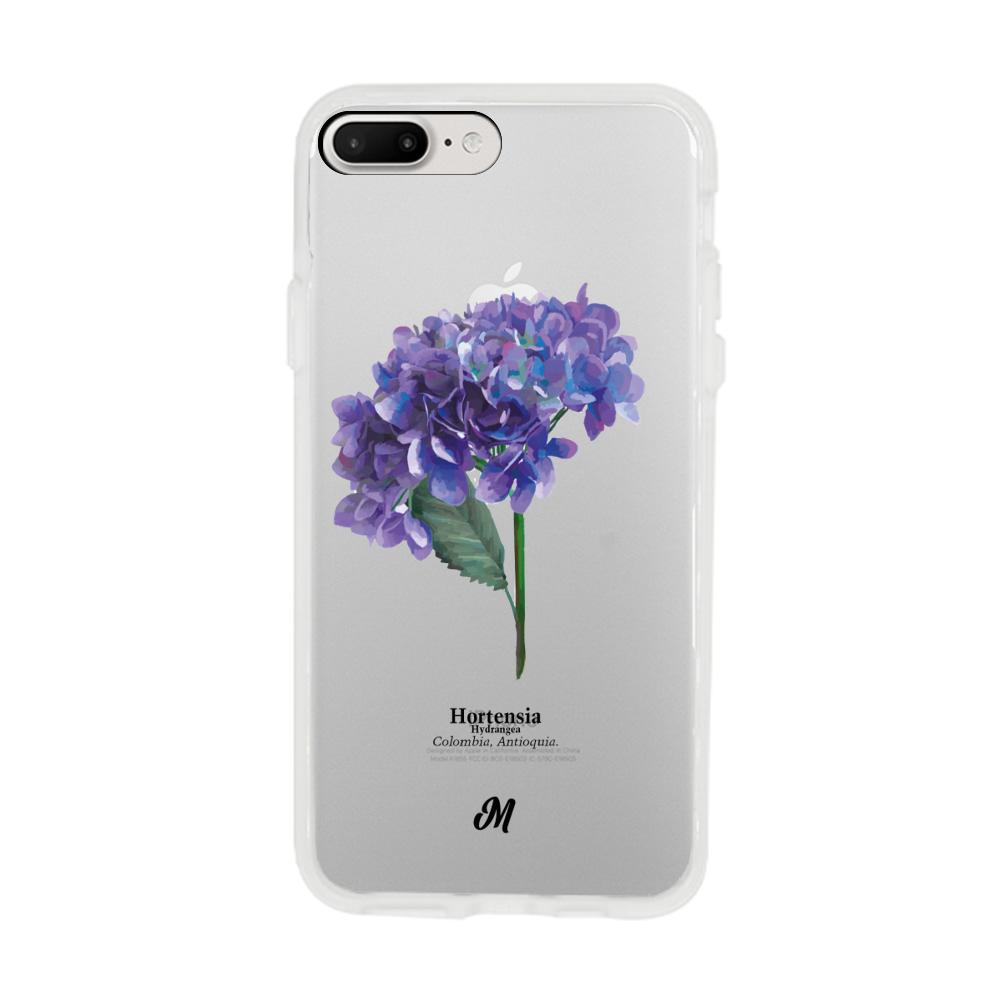 Case para iphone 7 plus Hortensia lila - Mandala Cases