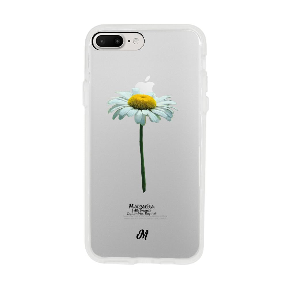 Case para iphone 7 plus Margarita solitaria - Mandala Cases