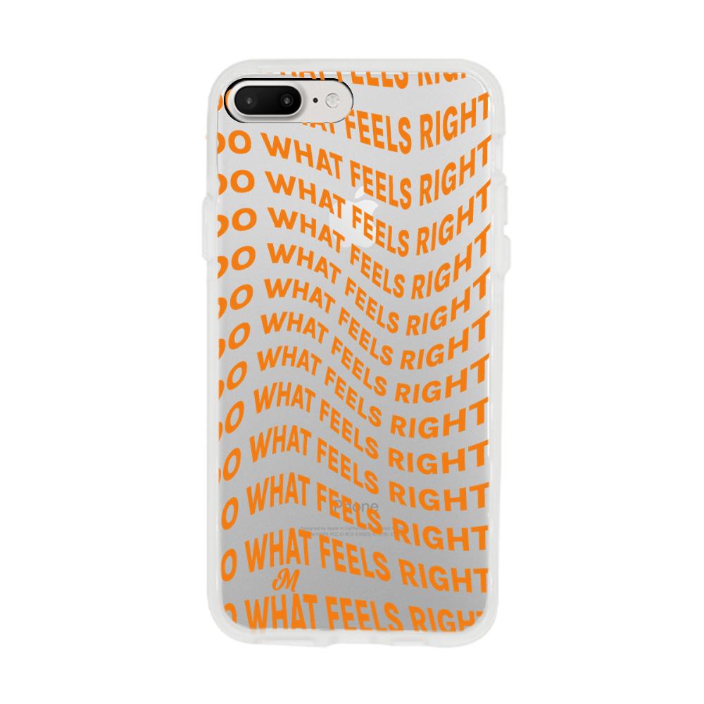Case para iphone 7 plus Do What Feels Right - Mandala Cases