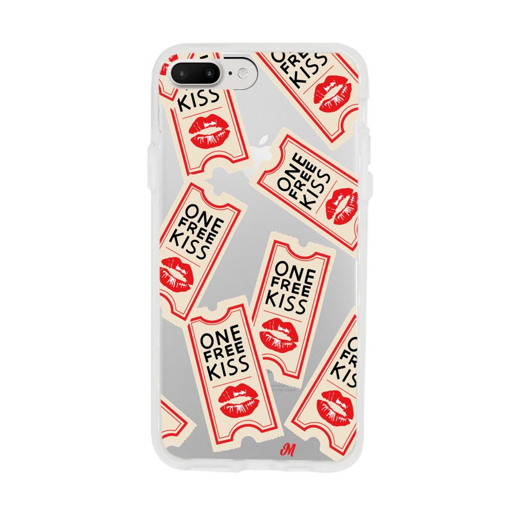 Case para iphone 7 plus Kiss Ticket - Mandala Cases