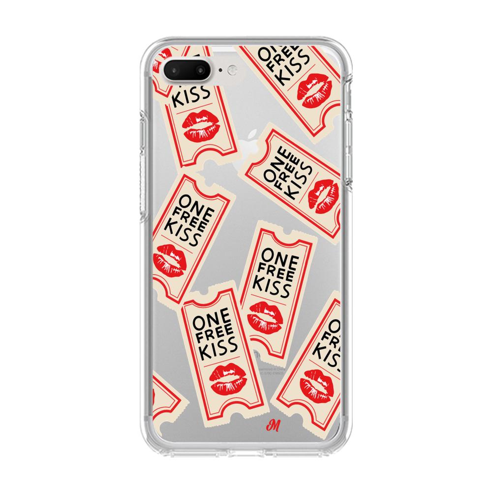 Case para iphone 7 plus Kiss Ticket - Mandala Cases