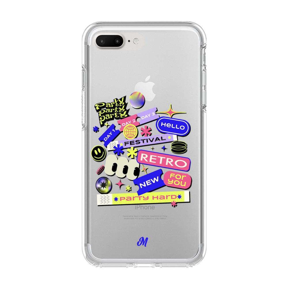 Case para iphone 7 plus FESTIVAL STICKERS - Mandala Cases