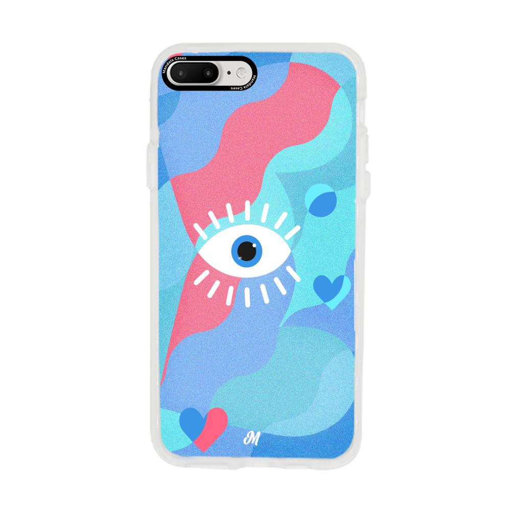 Case para iphone 7 plus Amor azul - Mandala Cases