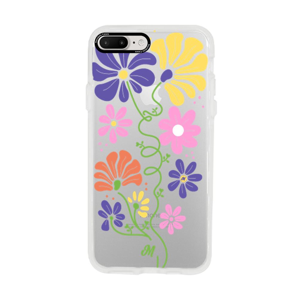 Case para iphone 7 plus Flores abstractas - Mandala Cases