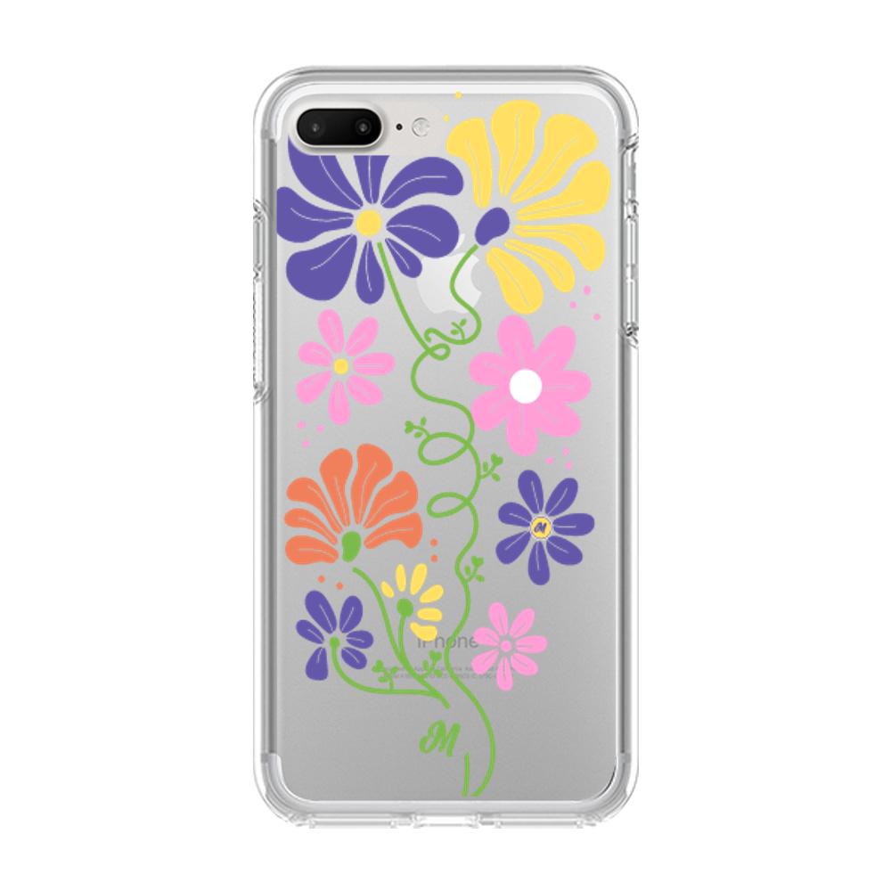 Case para iphone 7 plus Flores abstractas - Mandala Cases