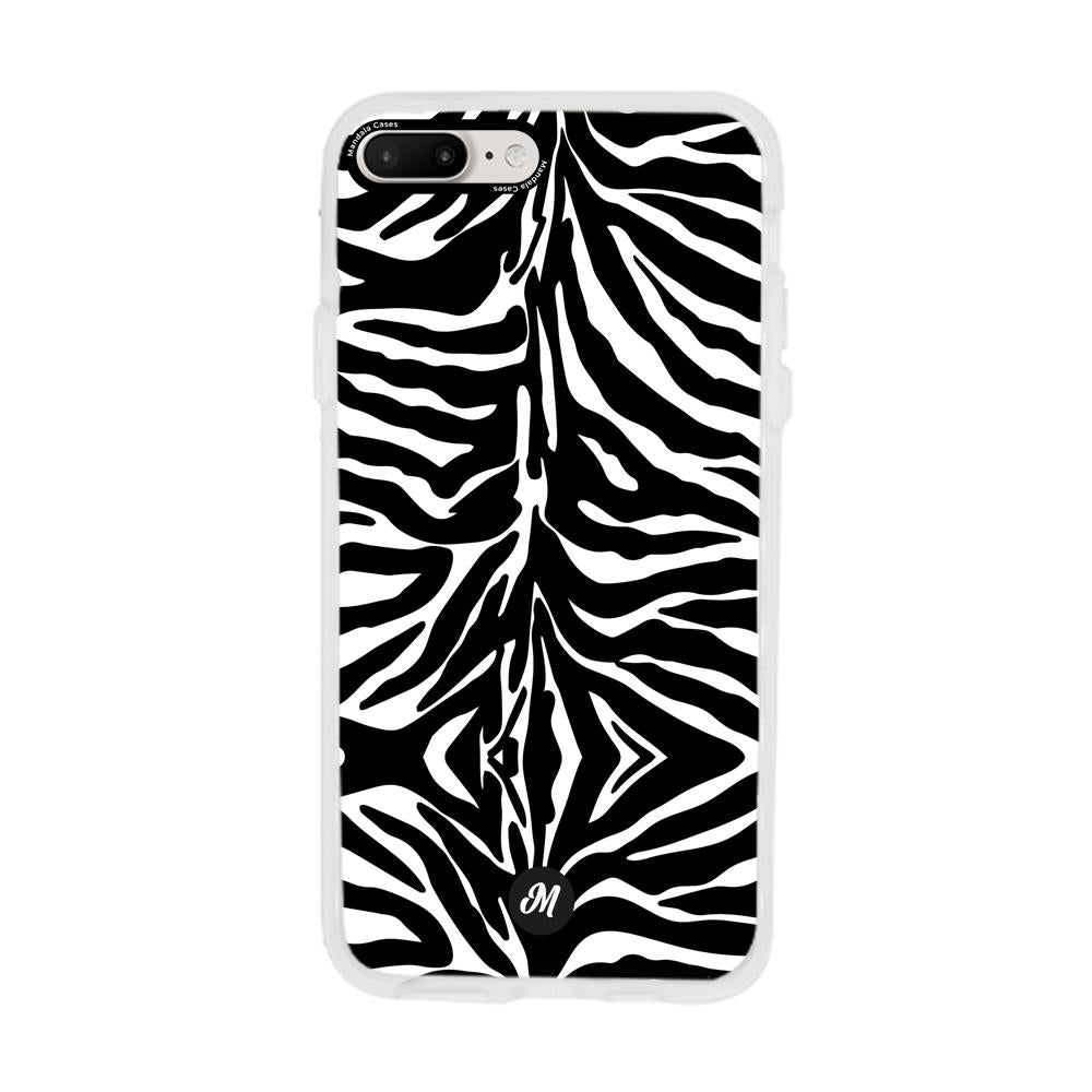 Cases para iphone 7 plus Minimal zebra - Mandala Cases