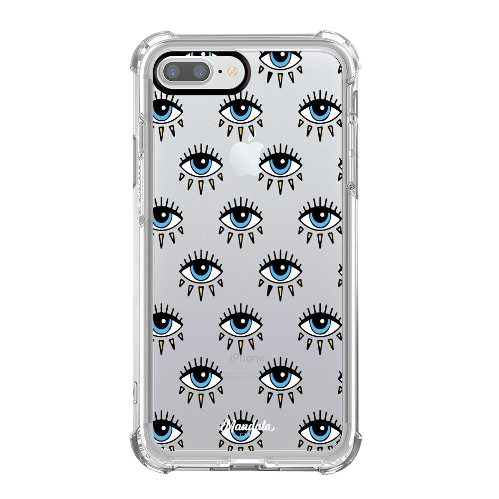 Estuches para iphone 7 plus - Light Blue Eyes Case  - Mandala Cases