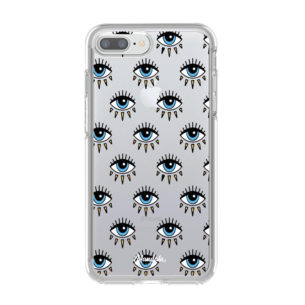 Estuches para iphone 7 plus - Light Blue Eyes Case  - Mandala Cases
