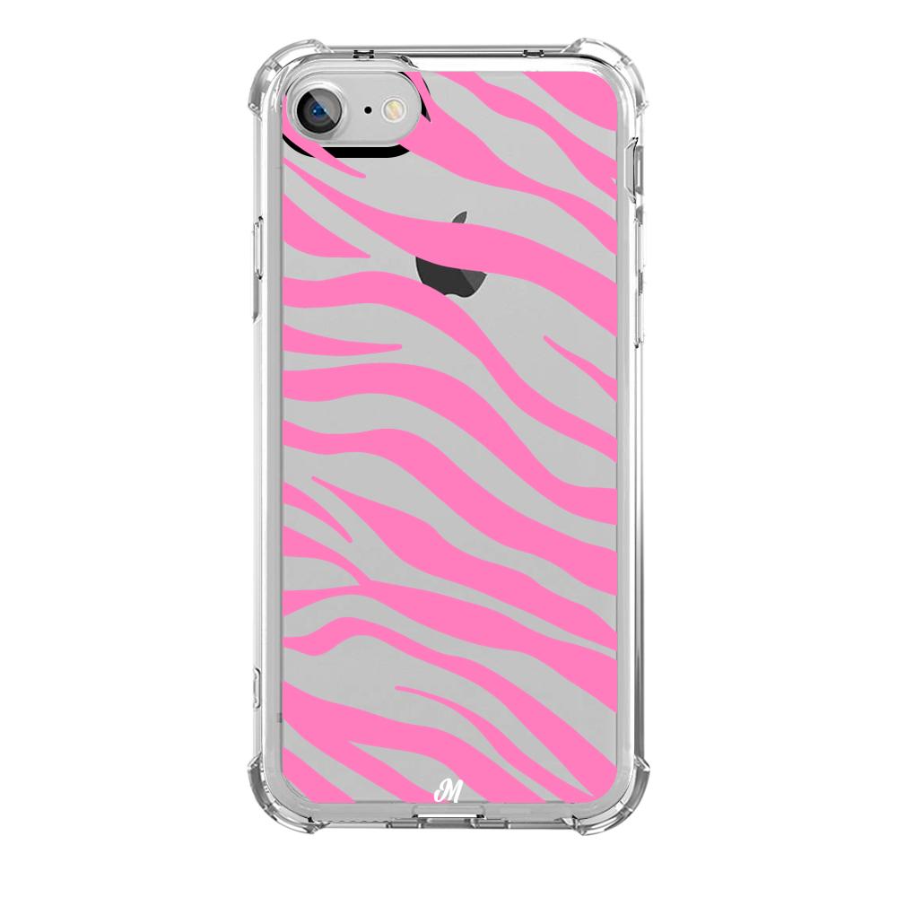Case para iphone SE 2020 Zebra Rosada - Mandala Cases