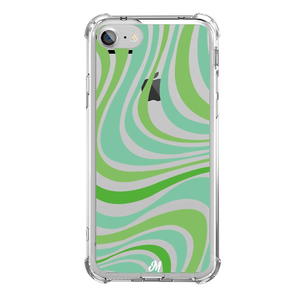 Case para iphone SE 2020 Groovy verde - Mandala Cases