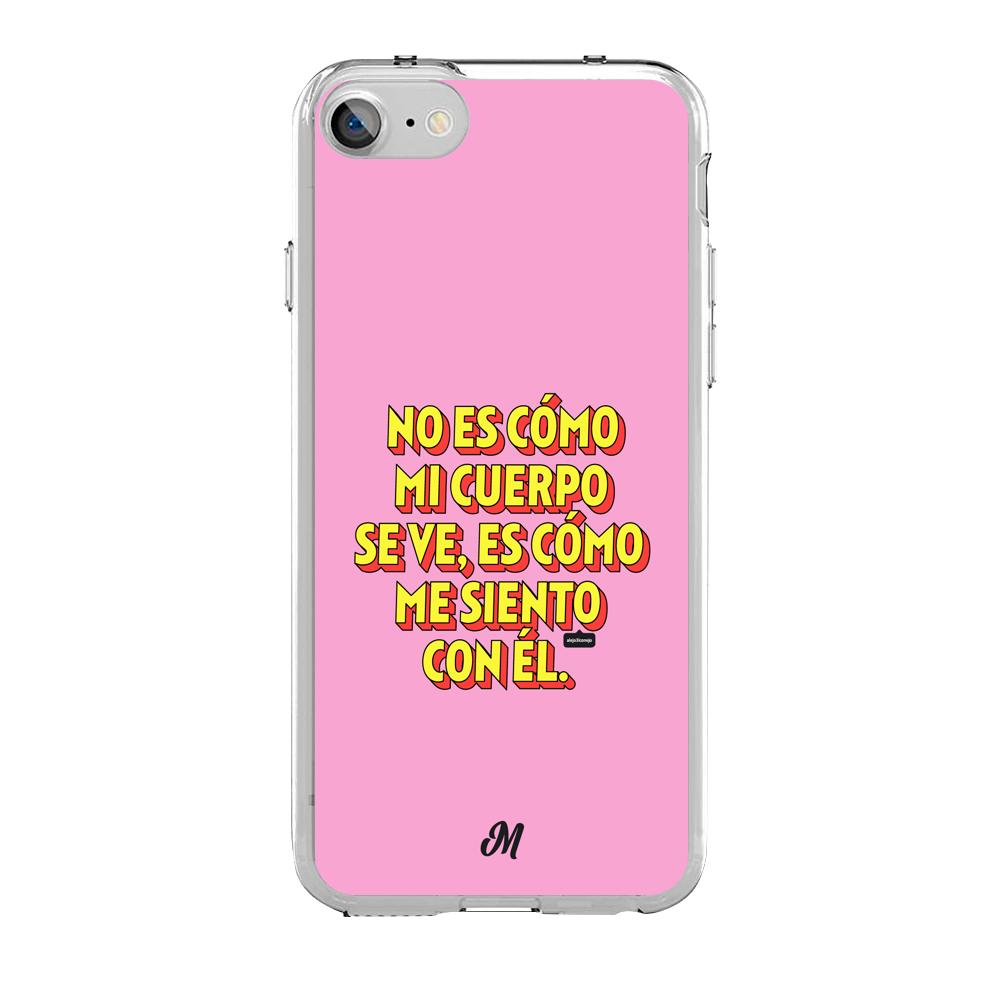 Estuches para iphone SE 2020 - Vive tu cuerpo Pink Case  - Mandala Cases