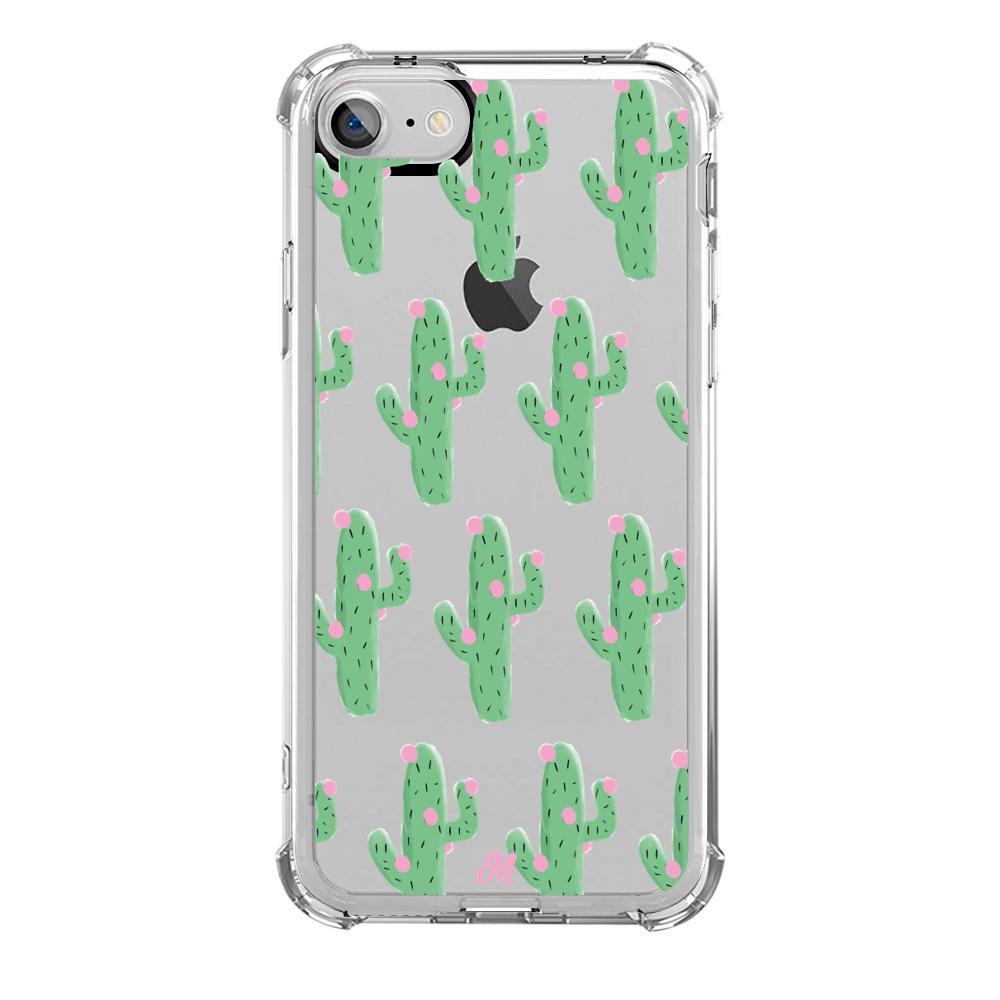 Case para iphone SE 2020 Cactus Con Flor Rosa  - Mandala Cases