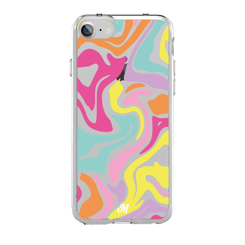 Case para iphone SE 2020 Color lines - Mandala Cases