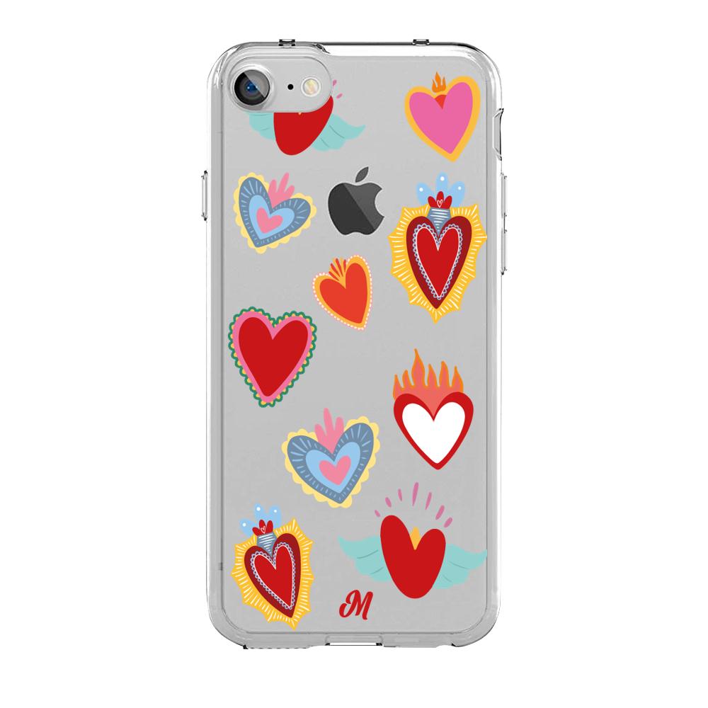 Case para iphone SE 2020 Corazón de Guadalupe - Mandala Cases