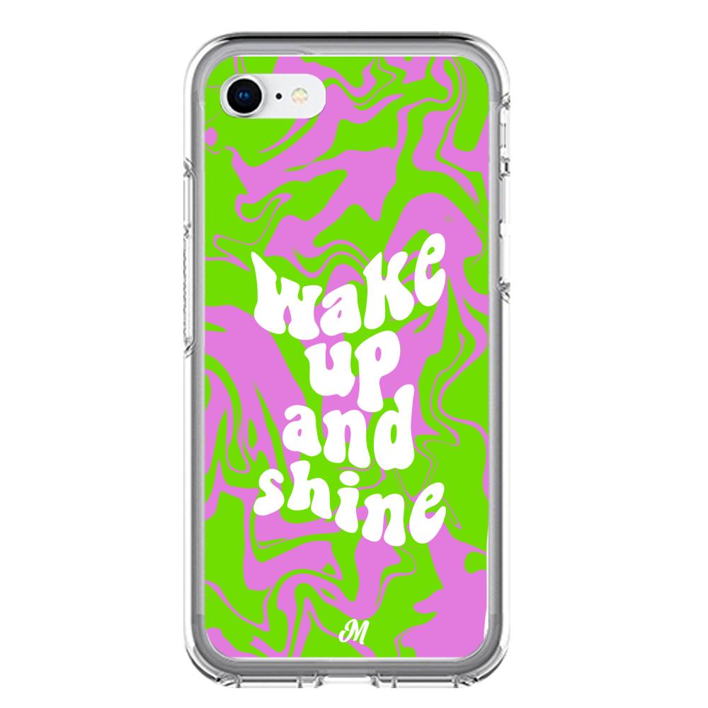 Case para iphone SE 2020 wake up and shine - Mandala Cases