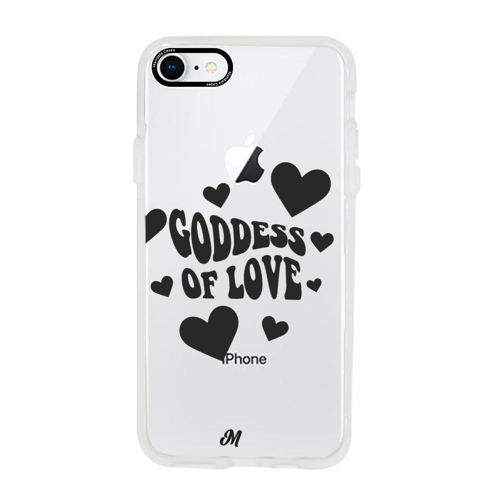 Case para iphone SE 2020 Goddess of love negro - Mandala Cases