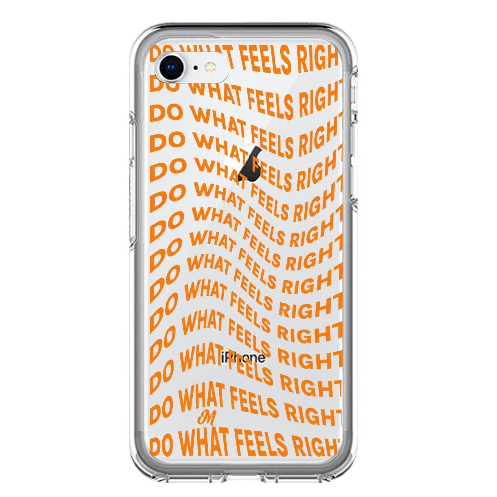 Case para iphone SE 2020 Do What Feels Right - Mandala Cases