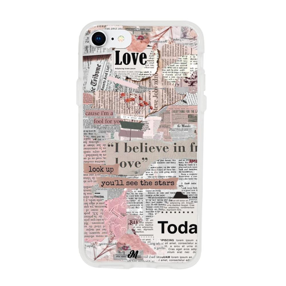 Case para iphone SE 2020 Magazine Collage - Mandala Cases