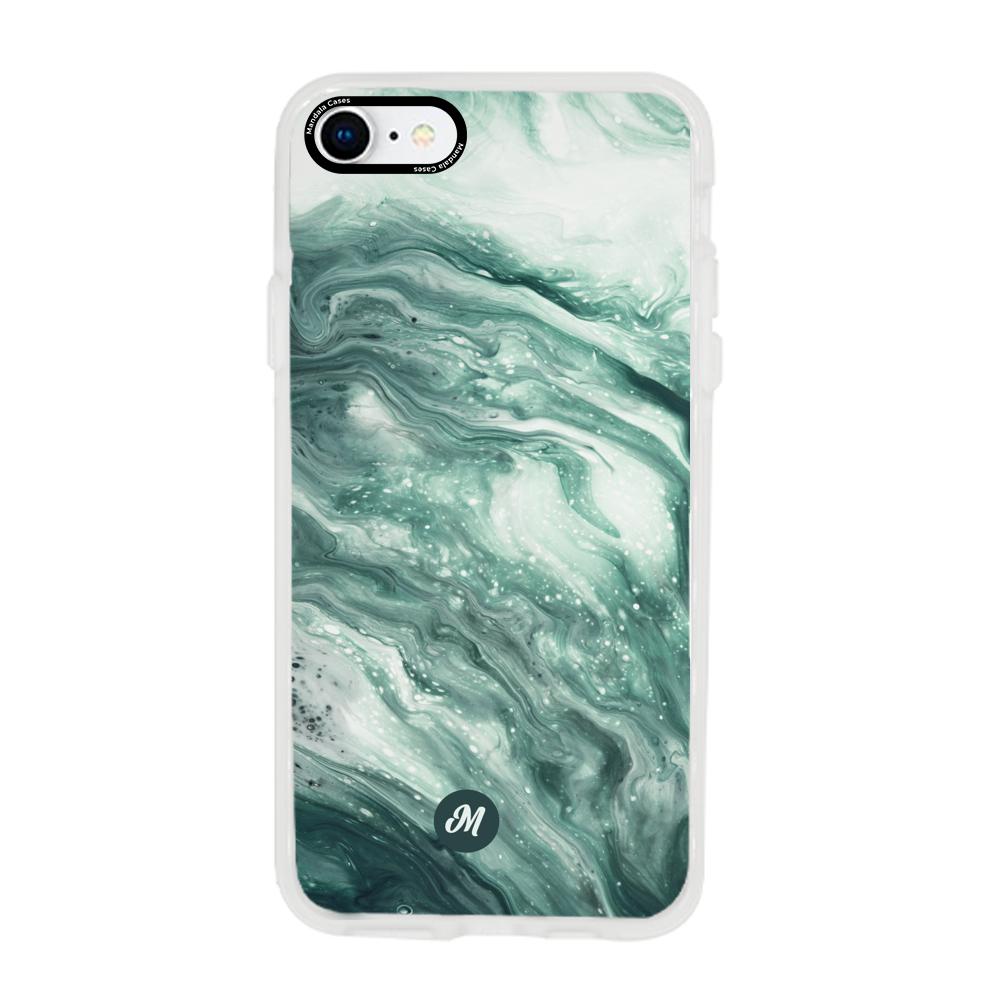 Cases para iphone SE 2020 liquid marble - Mandala Cases