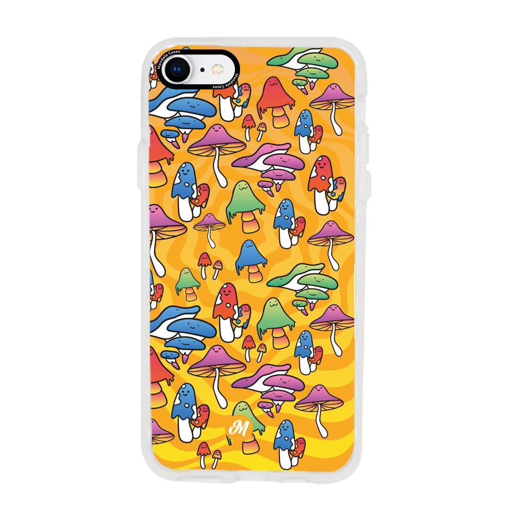 Cases para iphone SE 2020 Color mushroom - Mandala Cases