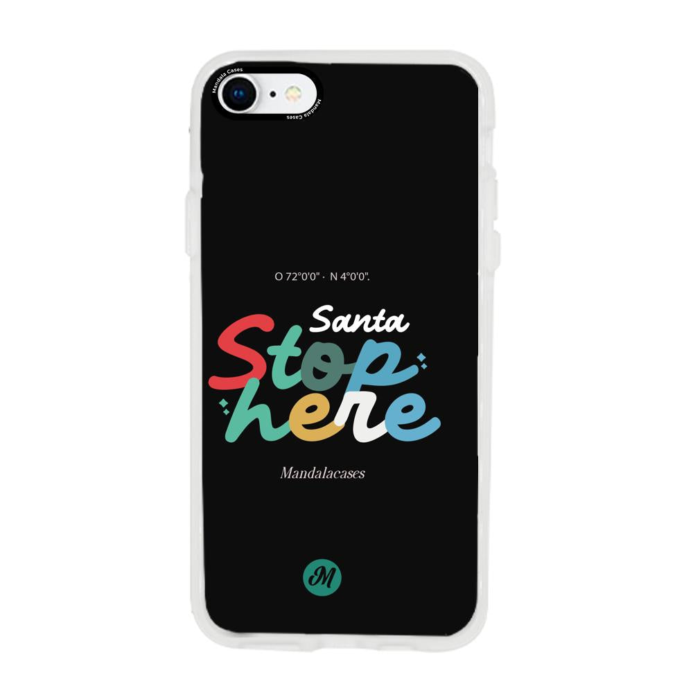 Cases para iphone SE 2020 Santa Stop here - Mandala Cases