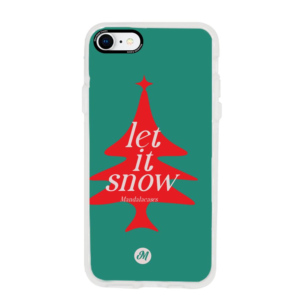 Cases para iphone SE 2020 Let it snow - Mandala Cases