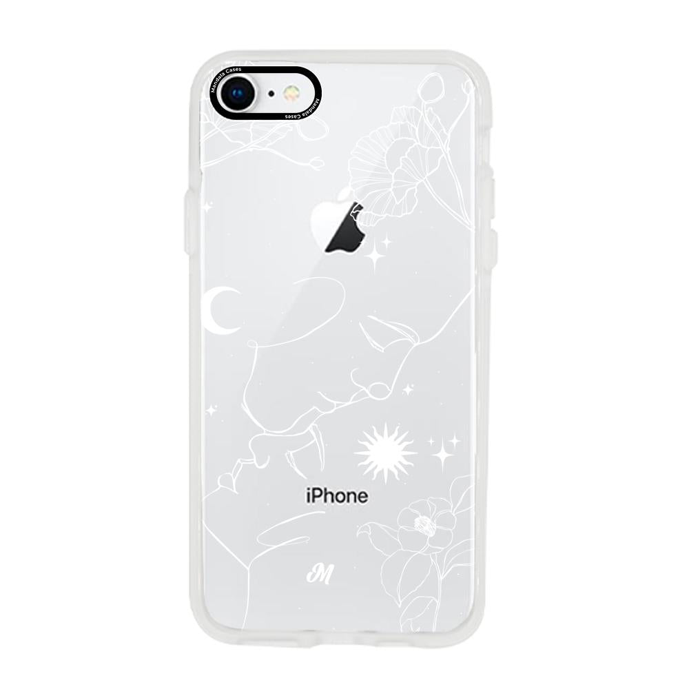 Cases para iphone SE 2020 Love Line White - Mandala Cases